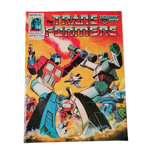 Transformers 100 marvel uk - transformers,